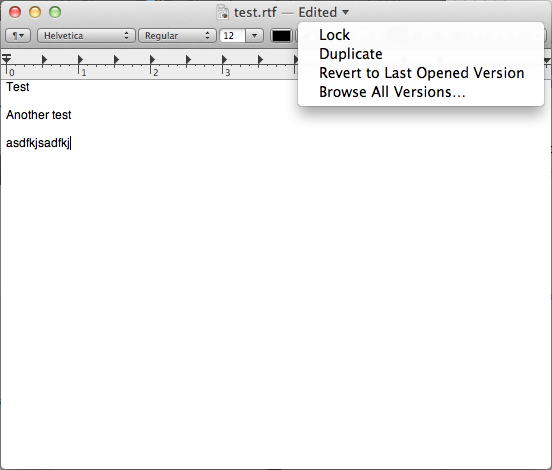 Versions Edited Options DP4
